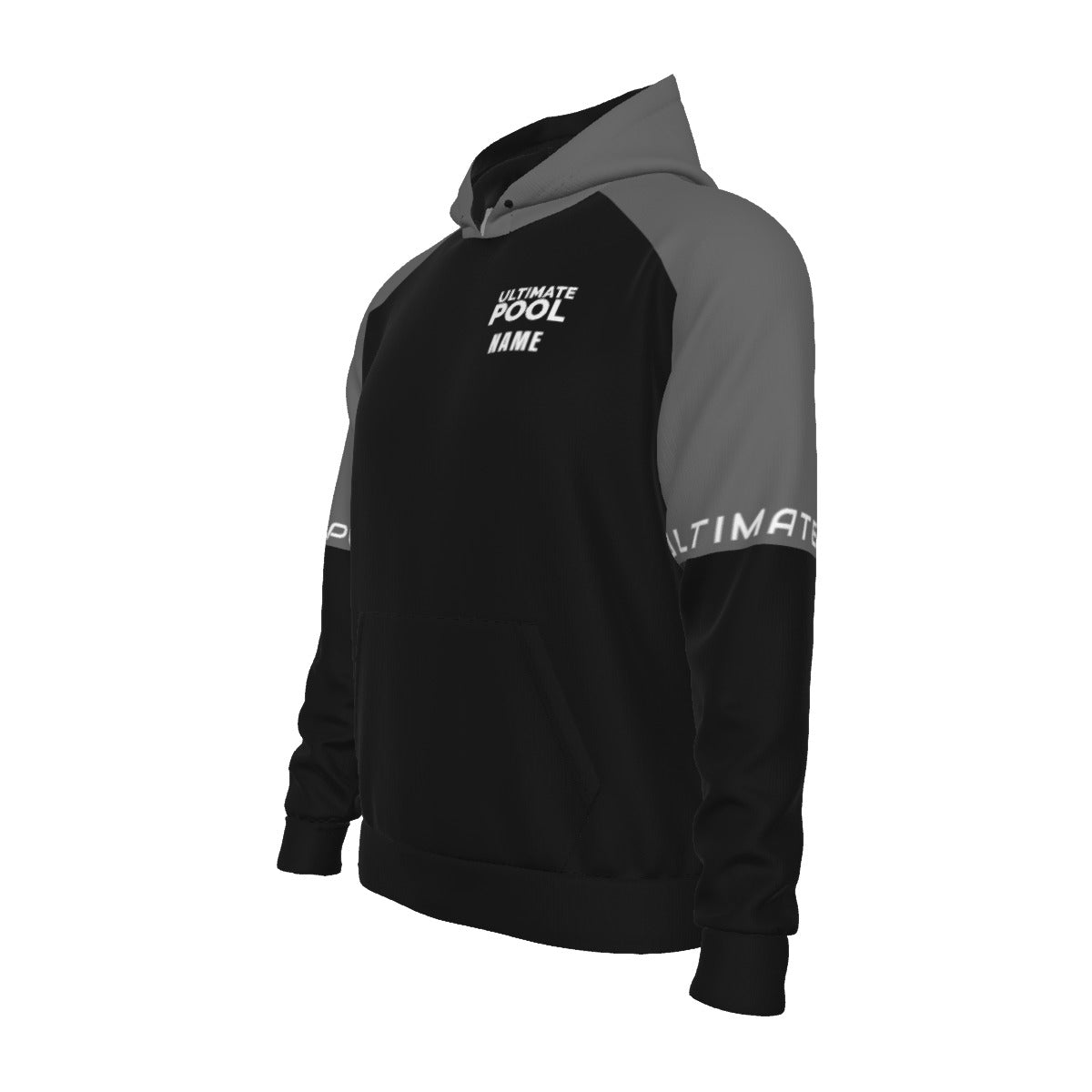 Ultimate Pool Gray Block Hoodie