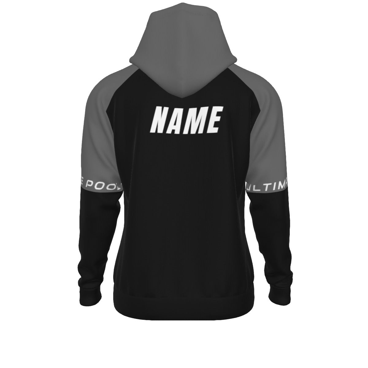 Ultimate Pool Gray Block Hoodie